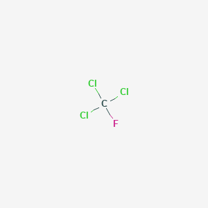 molecular formula CCl3F<br>CFCl3 B166822 三氯氟甲烷 CAS No. 75-69-4