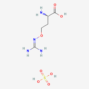 molecular formula C5H14N4O7S B1668251 L-Canavanine sulfate CAS No. 2219-31-0