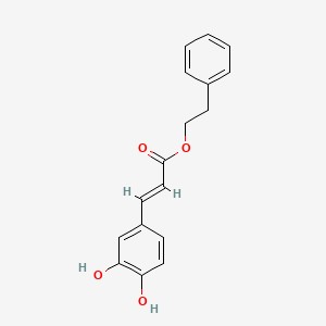 molecular formula C17H16O4 B1668274 咖啡酸苯乙酯 CAS No. 104594-70-9