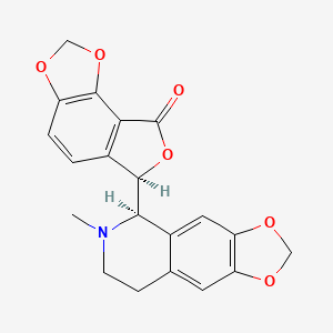 molecular formula C20H17NO6 B1668277 卡普诺丁 CAS No. 485-50-7