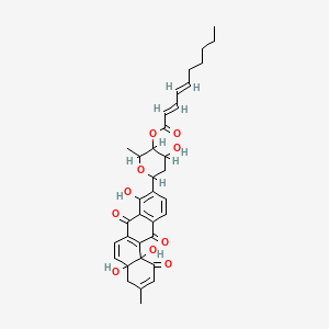B1668278 Capoamycin CAS No. 97937-29-6