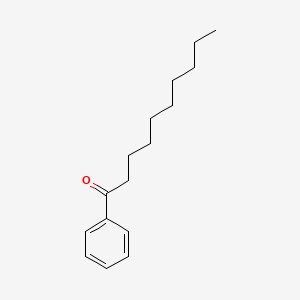 molecular formula C16H24O B1668281 癸酰苯酮 CAS No. 6048-82-4