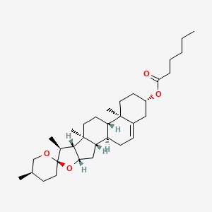 molecular formula C33H52O4 B1668283 卡普罗醇 CAS No. 4952-56-1