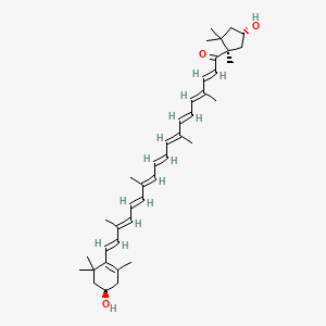 molecular formula C40H56O3 B1668288 辣椒红素 CAS No. 465-42-9