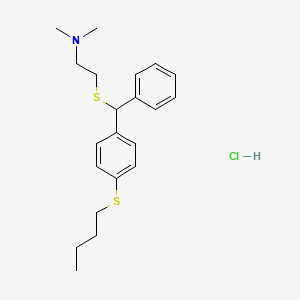 molecular formula C21H30ClNS2 B1668293 卡托迪安盐酸盐 CAS No. 904-04-1