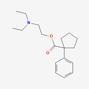 molecular formula C18H27NO2 B1668299 Caramiphen CAS No. 77-22-5