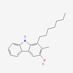 molecular formula C20H25NO B1668301 卡拉佐菌素 CAS No. 126168-32-9