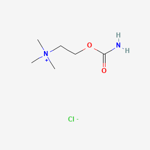 molecular formula C6H15ClN2O2 B1668302 卡巴胆碱 CAS No. 51-83-2