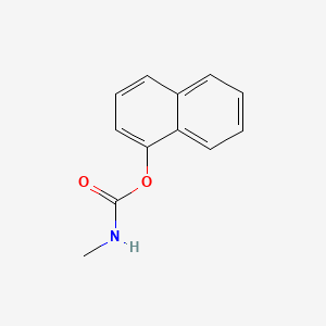 molecular formula C12H11NO2 B1668338 Carbaryl CAS No. 63-25-2