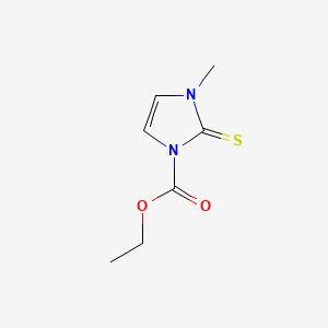 molecular formula C7H10N2O2S B1668351 甲巯咪唑 CAS No. 22232-54-8