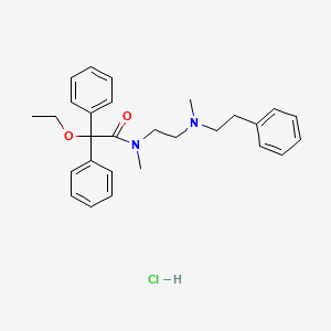 molecular formula C28H35ClN2O2 B1668353 盐酸卡比芬 CAS No. 467-22-1