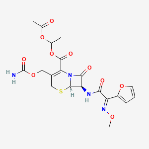 molecular formula C20H22N4O10S B1668365 Cefuroxime axetil CAS No. 64544-07-6