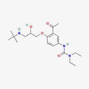 molecular formula C20H33N3O4 B1668369 西利布洛尔 CAS No. 56980-93-9