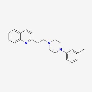 molecular formula C22H25N3 B1668379 森特喹 CAS No. 57961-90-7