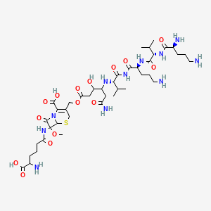 molecular formula C41H69N11O15S B1668386 头孢菌素 M4 CAS No. 99313-74-3