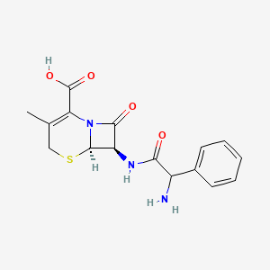 molecular formula C16H17N3O4S B1668389 头孢氨苄 CAS No. 15686-71-2
