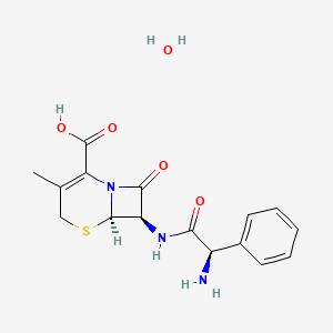 molecular formula C16H19N3O5S B1668390 Cephalexin monohydrate CAS No. 23325-78-2
