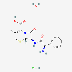 molecular formula C16H20ClN3O5S B1668391 Cephalexin hydrochloride CAS No. 105879-42-3