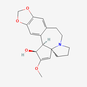 molecular formula C18H21NO4 B1668394 Cephalotaxine CAS No. 24316-19-6