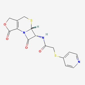 molecular formula C15H13N3O4S2 B1668396 头孢吡啶内酯 CAS No. 60517-75-1