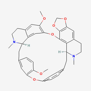 molecular formula C37H38N2O6 B1668398 Cepharanthine CAS No. 481-49-2