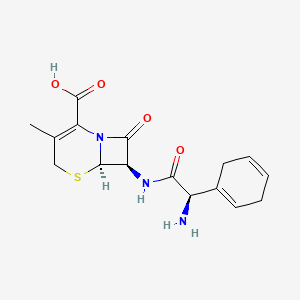 molecular formula C16H19N3O4S B1668399 Cefradine CAS No. 38821-53-3