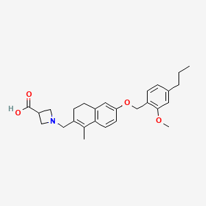 molecular formula C27H33NO4 B1668400 Ceralifimod CAS No. 891859-12-4