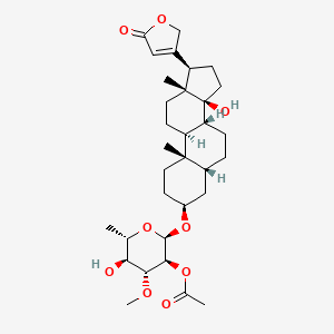 molecular formula C32H48O9 B1668401 Cerberin CAS No. 25633-33-4