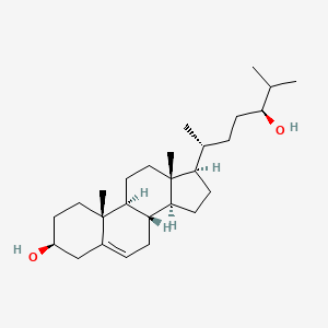 molecular formula C27H46O2 B1668404 24(S)-hydroxycholesterol CAS No. 474-73-7
