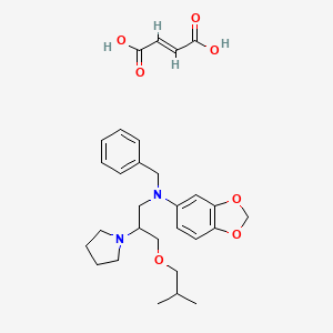 molecular formula C29H38N2O7 B1668407 97631-49-7 (富马酸) CAS No. 97631-49-7