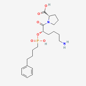 molecular formula C21H33N2O6P B1668408 Ceronapril CAS No. 120122-26-1