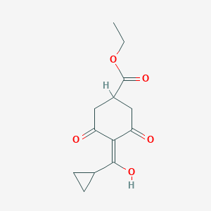 molecular formula C13H16O5 B166841 Trinexapac-ethyl CAS No. 95266-40-3