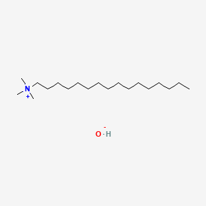 molecular formula C19H43NO B1668422 Hexadecyltrimethylammonium hydroxide CAS No. 505-86-2