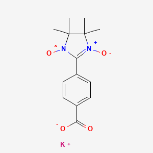 molecular formula C14H16KN2O4 B1668435 Carboxy-PTIO potassium salt CAS No. 148819-94-7
