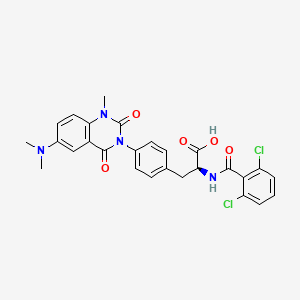 molecular formula C27H24Cl2N4O5 B1668454 Carotegrast CAS No. 401904-75-4