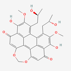 molecular formula C29H26O10 B1668469 环孢菌素 CAS No. 35082-49-6