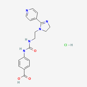 molecular formula C18H20ClN5O3 B1668478 CGP-15720盐酸盐 CAS No. 76692-12-1