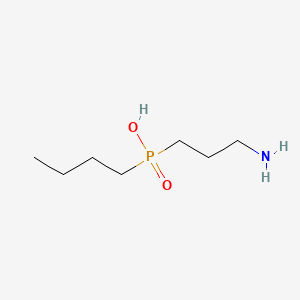 molecular formula C7H18NO2P B1668497 (3-氨基丙基)(正丁基)膦酸 CAS No. 123690-78-8