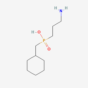molecular formula C10H22NO2P B1668510 3-氨基丙基-环己基甲基膦酸 CAS No. 123691-14-5