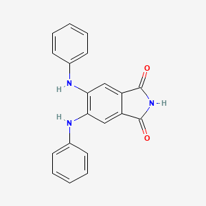 molecular formula C20H15N3O2 B1668516 4,5-Dianilinophthalimide CAS No. 145915-58-8