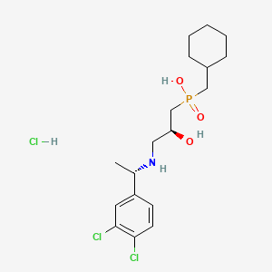 molecular formula C18H29Cl3NO3P B1668522 Cgp 54626 盐酸盐 CAS No. 149184-21-4