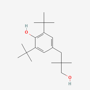 molecular formula C19H32O2 B1668541 2,6-Ditert-butyl-4-(3-hydroxy-2,2-dimethylpropyl)phenol CAS No. 28-99-9