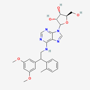 molecular formula C27H31N5O6 B1668547 Dpma CAS No. 120442-40-2