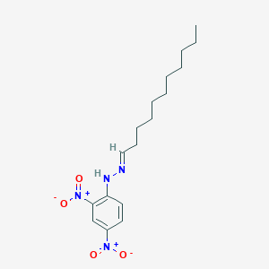 molecular formula C17H26N4O4 B166856 2,4-Dinitrophenylhydrazone undecanal CAS No. 2121-91-7