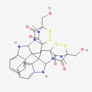 molecular formula C30H28N6O6S4 B1668567 Chaetocin CAS No. 28097-03-2