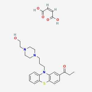 molecular formula C32H39N3O10S B1668580 卡芬嗪马来酸盐 CAS No. 2975-34-0