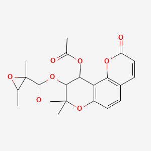molecular formula C21H22O8 B1668585 软骨缘素 CAS No. 113500-35-9