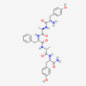 molecular formula C33H40N6O7 B1668600 酪蛋白酰胺 CAS No. 98815-38-4