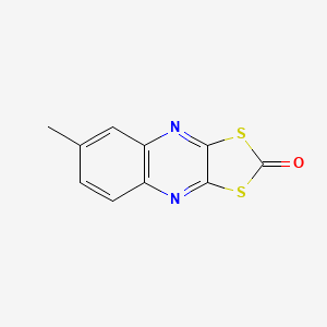 molecular formula C10H6N2OS2 B1668619 奇诺咪松 CAS No. 2439-01-2