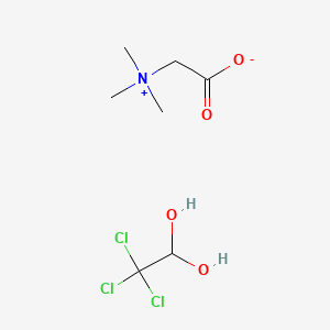 molecular formula C7H14Cl3NO4 B1668632 氯醛甜菜碱 CAS No. 2218-68-0